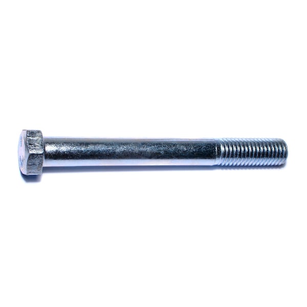 Midwest Fastener Grade 5, 9/16"-12 Hex Head Cap Screw, Zinc Plated Steel, 5 in L, 25 PK 00366 - main
